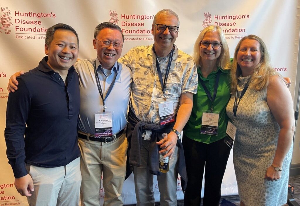Dr. Hoa Nguyen, Ruhr University Bochum, Dr. X. William Yang, UCLA, Dr. Erich Wanker, Max Delbrueck Center for Molecular Medicine, Dr. Åsa Petersén, Lund University och Dr. Kimberly Kegel-Gleason, MGH, Harvard Medical School på symposiet.